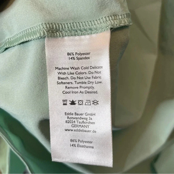 Eddie Bauer Womans Classic Fit Button Down Shirt seafoam green size extra large - Picture 5 of 6